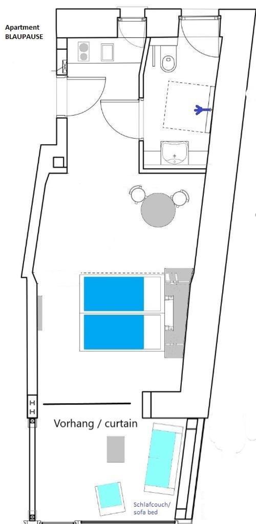 1463 Apartmenthaus คาร์ลสรูเฮอ ภายนอก รูปภาพ