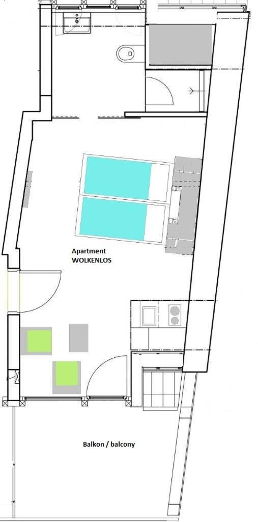 1463 Apartmenthaus คาร์ลสรูเฮอ ภายนอก รูปภาพ